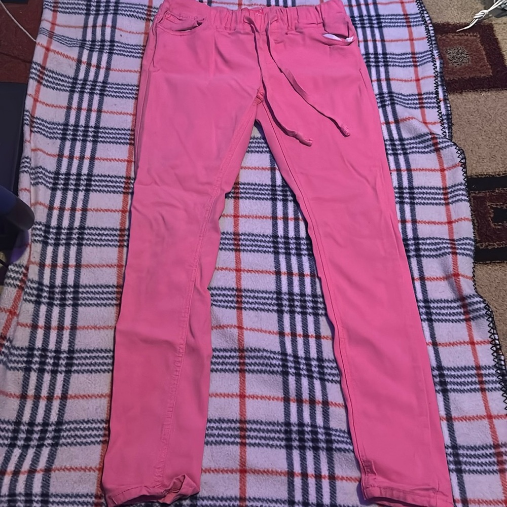 Pink jeans